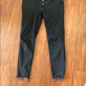 Madewell Skinny Black/Grey wash Jeans